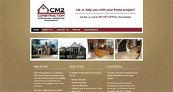 Desktop Screenshot of cm2construction.com